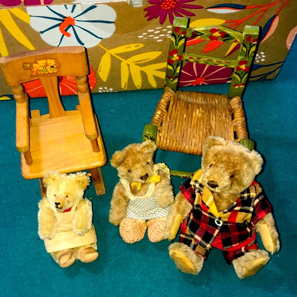 STROMBECKER Accents Strombecker Rocking Chair Wooden Doll Furniture